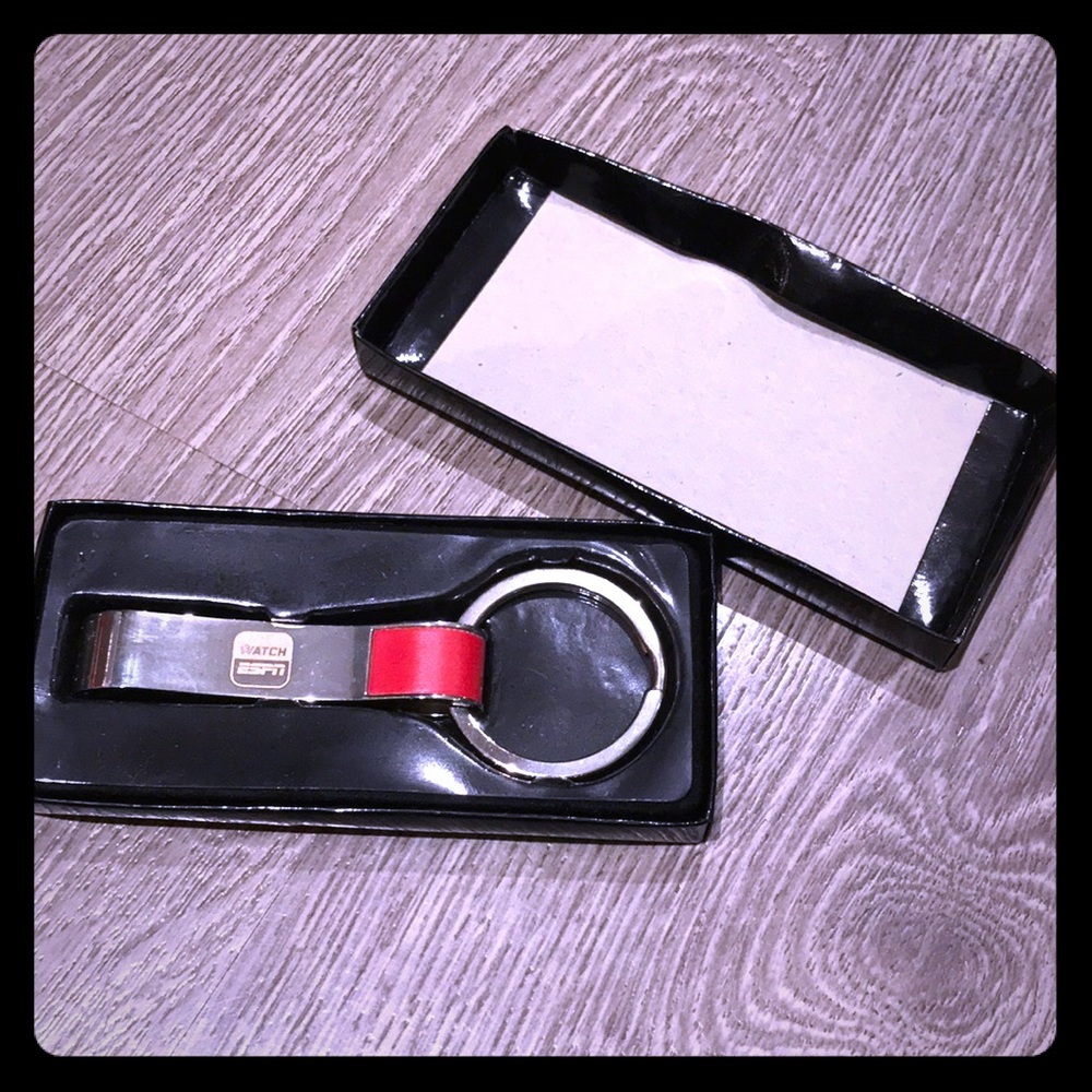 Brand New ESPN keychain bottle opener